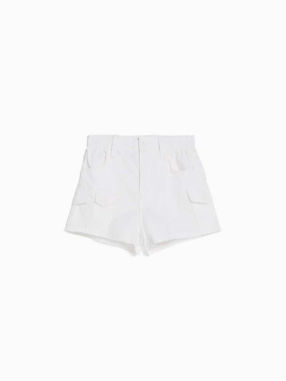 Multi-cargo cotton shorts