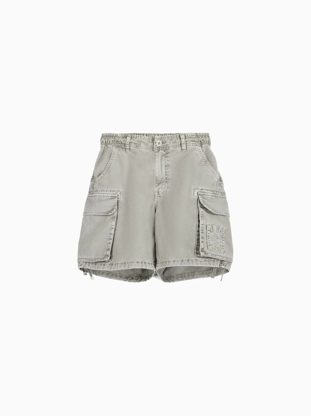 Cotton cargo Bermuda shorts