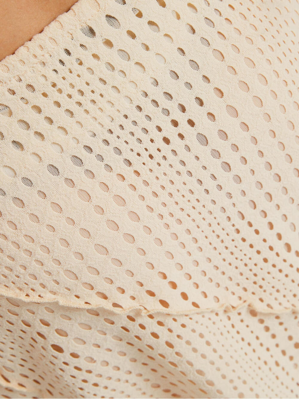 Rustic strappy crop top with